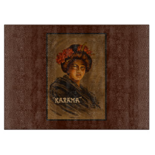 Karama: Japanese Romance Geisha Actress Cutting Board