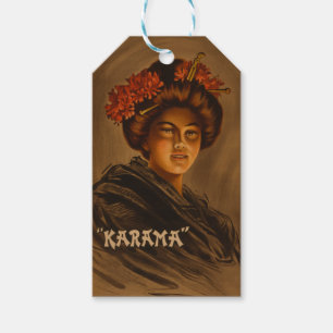 Karama: Japanese Romance Geisha Actress Gift Tags
