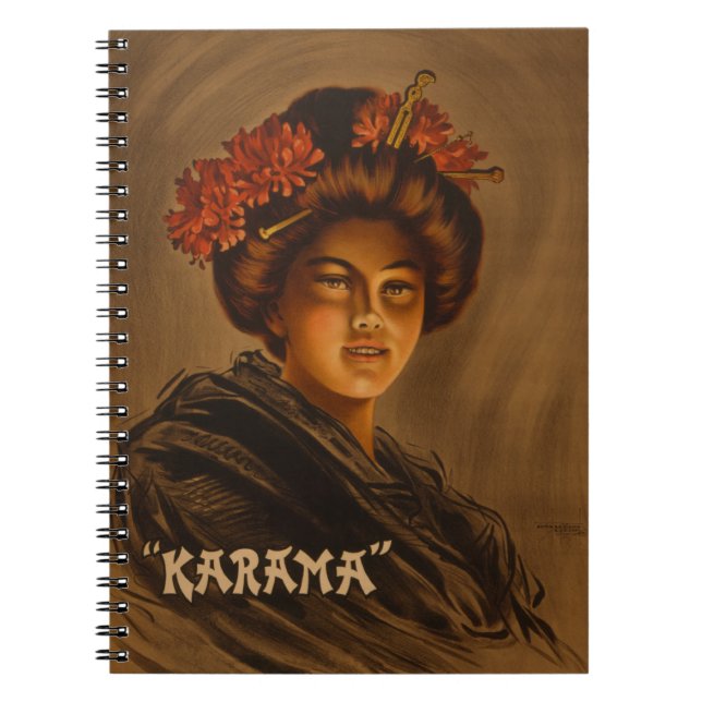 Karama: Japanese Romance Geisha Actress Notebook (Front)