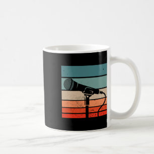 Karaoke Bar Vintage Microphone Singing Song Party Coffee Mug