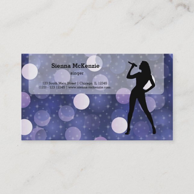 Karaoke Business Card (Front)