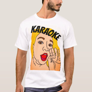 Karaoke calling T-shirt