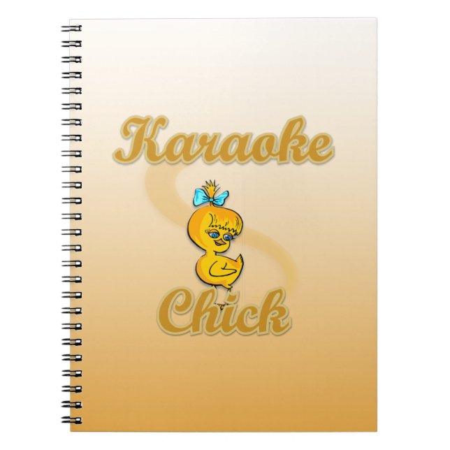 Karaoke Chick Notebook (Front)