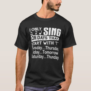 Karaoke clothes - singer costumes - singer gift T-Shirt