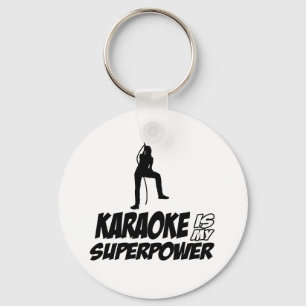 Karaoke designs key ring