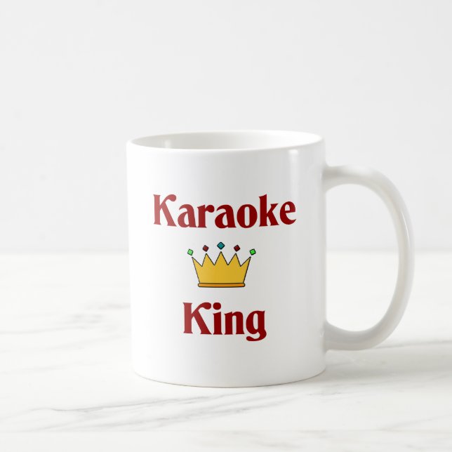 Karaoke King Coffee Mug (Right)