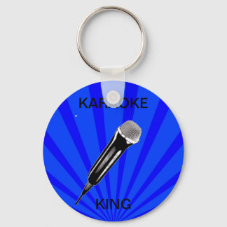 Karaoke King Key Ring