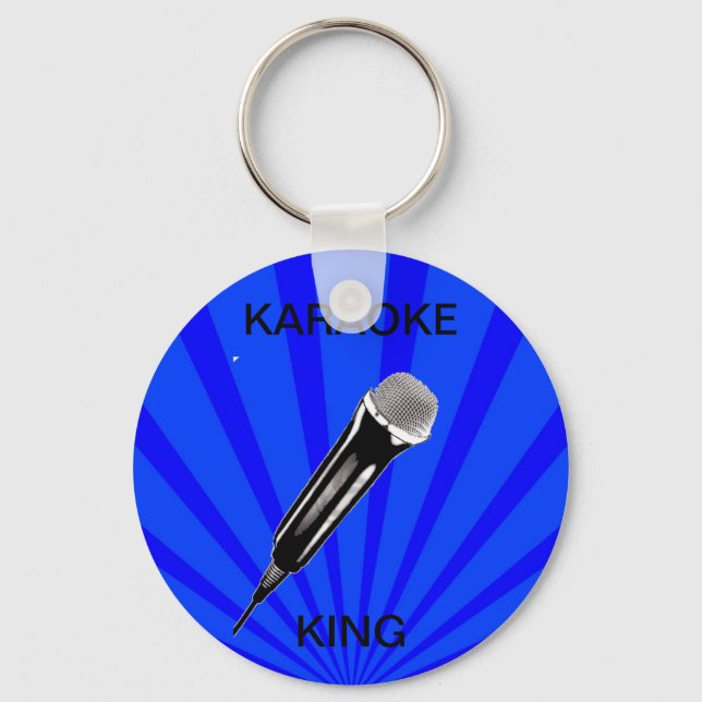 Karaoke King Key Ring (Front)