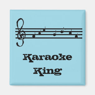 Karaoke King - magnet