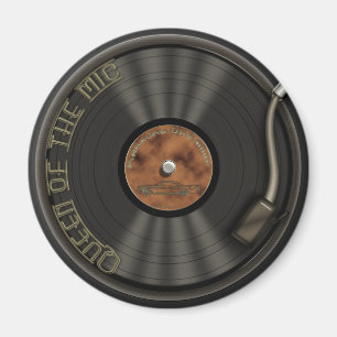 Karaoke LP Vinyl Record Magnet
