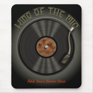 Karaoke LP Vinyl Record Mousepad