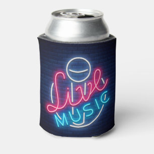 Karaoke Neon Lighting Curved Word Art Word Text Can Cooler