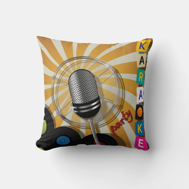 Karaoke Party Cushion (Front)