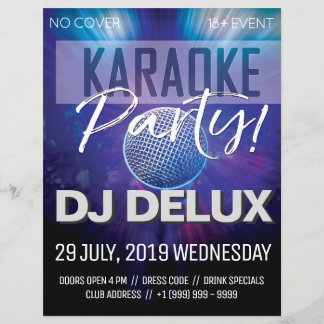 Karaoke Party | DJ | Club Flyer