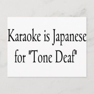 Karaoke Postcard