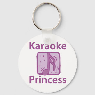 Karaoke Princess Key Ring