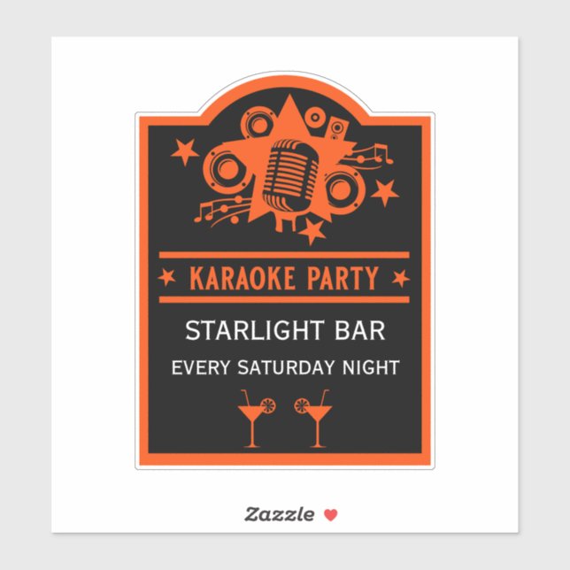 Karaoke Promotion Wall (Sheet)