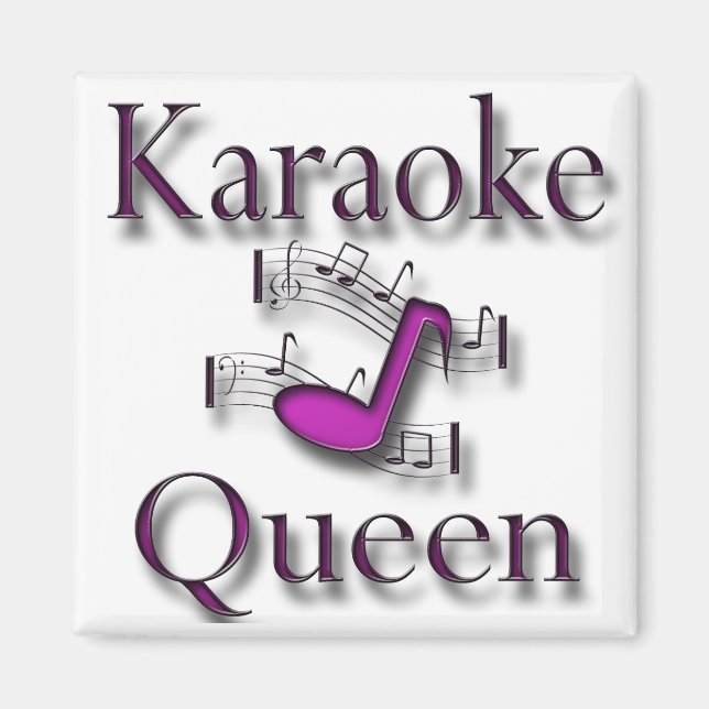 Karaoke Queen Magnet (Front)