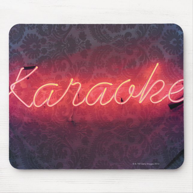Karaoke Sign Mouse Pad (Front)