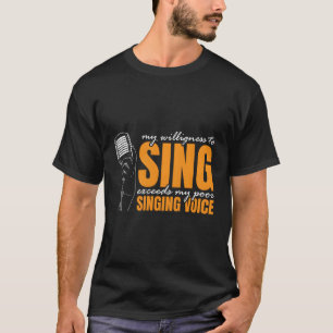 Karaoke Singer Singing Expert Karaoke Nights T-Shirt