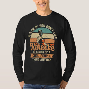 Karaoke Singing Karaoke Microphone Vocalist Music T-Shirt