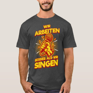 Karaoke Singing Work Office Christmas Parties 5 T-Shirt