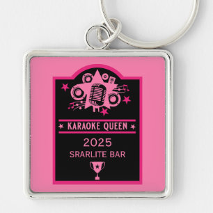 Karaoke Winner Key Ring