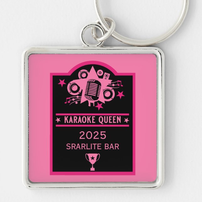 Karaoke Winner Key Ring (Front)