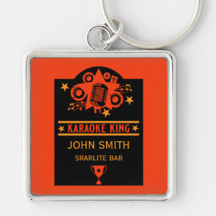 Karaoke Winner Key Ring