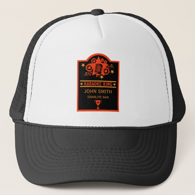 Karaoke Winner Trucker Hat (Front)