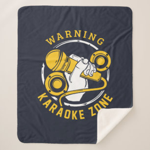 Karaoke Zone Singer Musician Sherpa Blanket