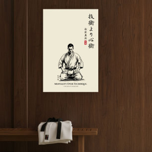 Karate 5th Precept  - Mentality Over Technique Poster