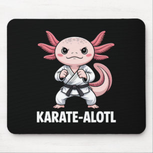 Karate-alotl Axolotl Karate Lover Martial Arts  Mouse Pad