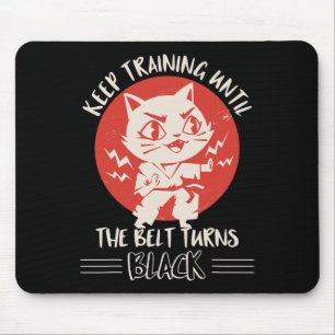 Karate Apparel Karate Quote Clothes Cats Mouse Pad