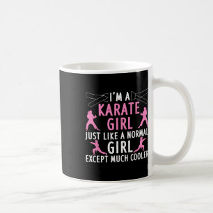 Karate Art For Girls Women Karate Black Belt Marti Coffee Mug