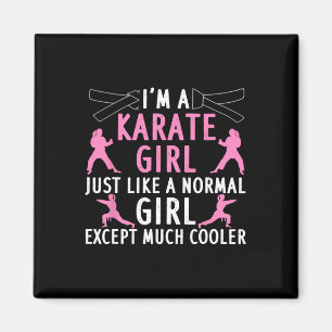 Karate Art For Girls Women Karate Black Belt Marti Magnet