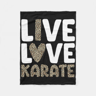 Karate Art For Men Women Kids Martial Arts Black B Fleece Blanket