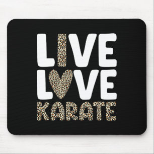 Karate Art For Men Women Kids Martial Arts Black B Mouse Pad