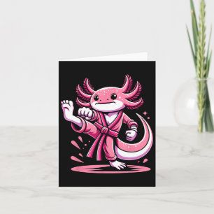 Karate Axolotl Martial Arts Taekwondo Kickboxing F Card