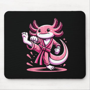 Karate Axolotl Martial Arts Taekwondo Kickboxing F Mouse Pad