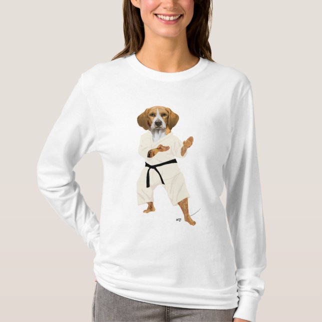 Karate Beagle T-Shirt (Front)
