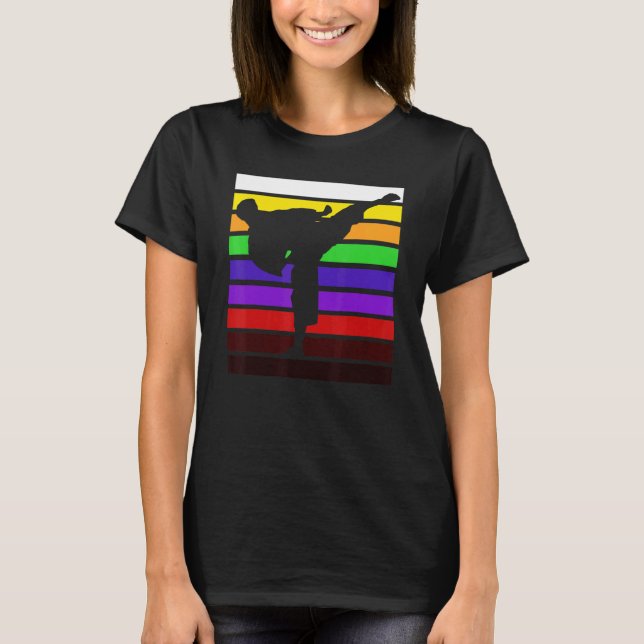 Karate Belt Colors T-Shirt (Front)