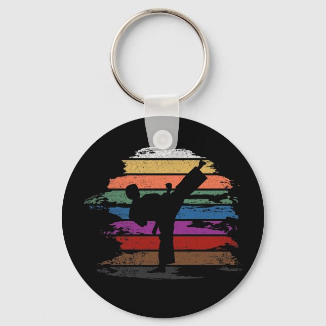 Karate Belt Colours Key Ring (Front)