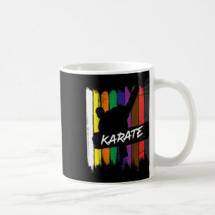 Karate Belt Colours Silhouette Martial Arts Design Coffee Mug