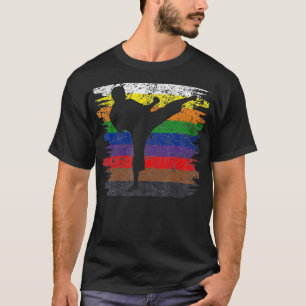 Karate Belt Colours Silhouette Martial Arts Men Bo T-Shirt