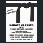 Karate Belt, Karate Class Advertising Flyer<br><div class="desc">Karate Belt,  Karate Class Advertising Flyers By The Business Card Store.</div>