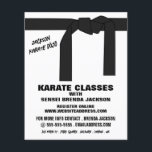 Karate Belt, Karate Class Advertising Flyer<br><div class="desc">Karate Belt,  Karate Class Advertising Flyers By The Business Card Store.</div>