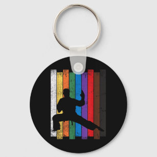 Karate Belt Rank Journey Key Ring