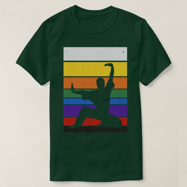 Karate Belt Silhouette T-Shirt (Design Front)