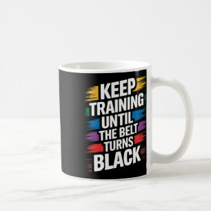 Karate Belt Taekwondo Training Martial Art Promoti Coffee Mug